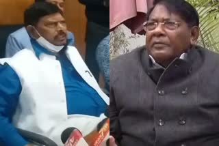 Rameshwar Oraon counterattacke on question of Ramdas Athawale