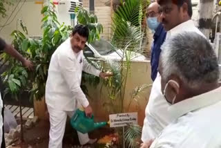 civil supply chairman mareddy srinivasa reddy  participated in cm birthday celebrations