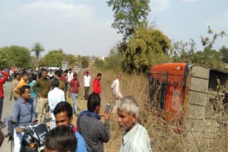 bus overturn,  chittorgar news