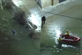 Water main break floods Philadelphia streets