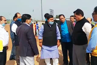 Road Construction Minister Nitin Naveen inspected Bihta-Sarmera Road In patna