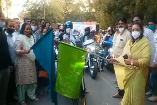 Motorcycle rally held in Jodhpur, जोधपुर में निकाली गई मोटरसाइकिल रैली