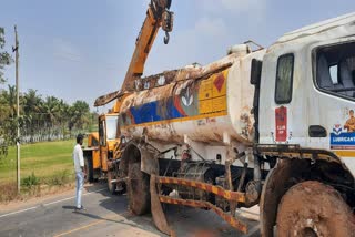 Petrol Tanker  accident