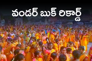 6700 Women Wonder Record With Kolatam In Godavarikhani