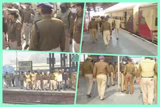 Security forces deployed in Ghaziabad in view of Kisan Rail Roko movement