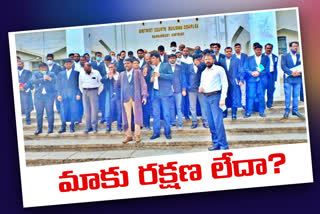 lawyers protest at telengana
