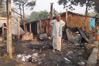7 houses burnt in the incident of fire in Munger