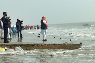 union minister Amit shah at gangasagar