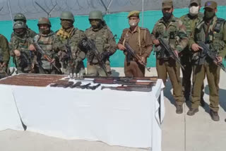 Huge cache of arms recovered in Jammu's Reasi