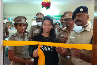 Women police station child entertainment hall open