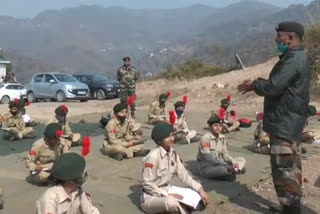 District level NCC camp