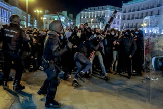 Dozens arrested in fresh riots over rapper’s jailing in Spain