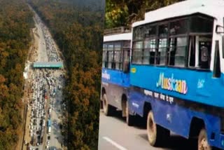 mahanagar-city-bus-association-started-protesting-lachhiwala-toll-plaza