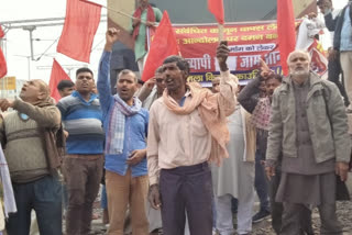 protest against farm laws in Darbhanga