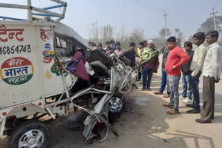 two people died in road accident in kharkhoda sonipat