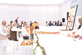 cm manohar Lal pay tribute to darshan Lal Jain in yamunanagar
