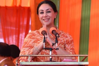 MP diya kumari targeted congress, कांग्रेस को याद दिलाए वादे