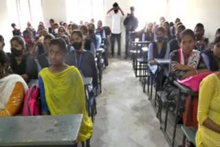 Students' meeting on privatization of Visakhapatnam steel plant at Kashyap College, Visakhapatnam