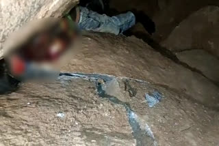 dead body of 9 year old boy found under a stone