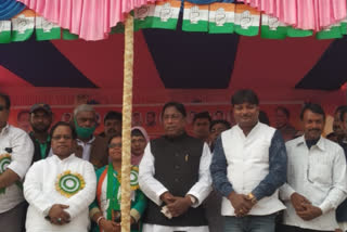 Congress jan aakrosh rally organized in Seraikela