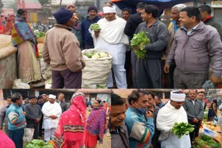 agriculture-minister-meets-farmers-by-going-to-vegetable-market-in-hazaribag