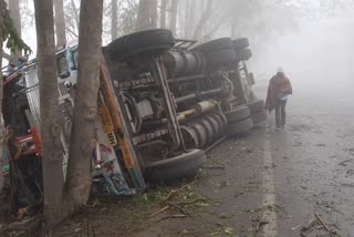 tohana fog Truck accident