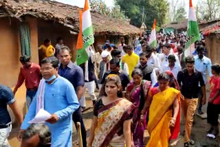 pcc-chief-mohan-markarm-reached-gariyaband-for-devbhog-pad-yatra