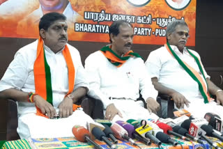 3 congress mla ready to resigned their position says puducherry bjp swaminathan