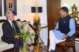 dushyant chautala met british high Commissioner