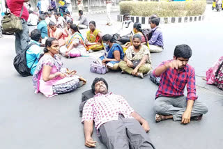 disabled people protest in chennai