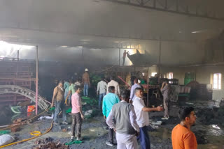 Fire in Bilada tent house,  Bilada News