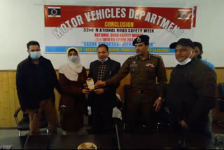 32nd National Road Safety Awareness Month concludes in Ganderbal