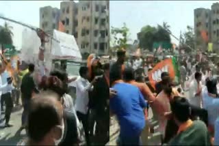 BJP and Congress workers clash