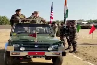 war exercise between us and indian forces in bikaner