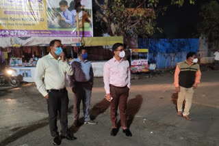 Collector on the road for corona awareness in Yavatmal