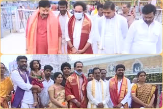 central-minister-kishan-reddy-visit-tirumala-temple