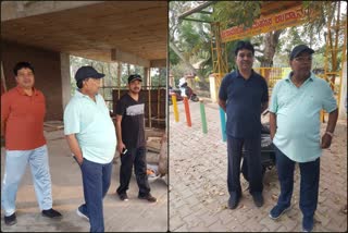 siddaramaiah walking with closed ones in mysore