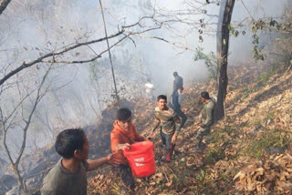 অৰুণাচল প্ৰদেশৰ লুংলা বনাঞ্চলত ভয়ংকৰ বন জুই