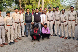 police arrested two accused in Leopard prey case in kawrdha