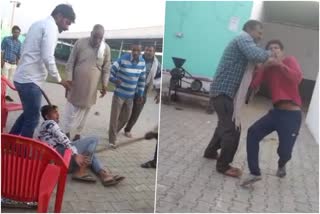 beating of two boys in Bharatpur, video of beating in Bharatpur
