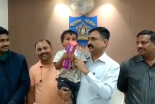 Ahmednagar police have rescued four-year-old Nayan, who was abducted from Amravati city