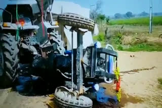 high-speed-container-hit-tractor-in-rewari