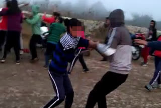 viral video of fight between girls and boys on amb una