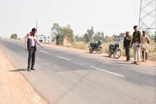 Vehicles kept trampling the dead body