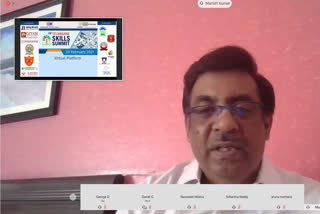 telangana skills summit online meeting with nsdc ceo manish kumar today