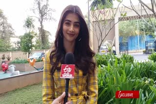 Actor pooja Hegde talk with Etv Bharat