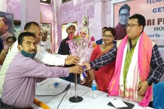 BTR Chief feliciated by kokrajhar press club