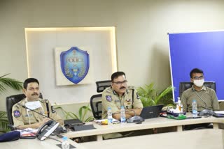 hyderabad cp anjani kumar video conference on city situations due to mlc elections