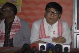 debabrata saikia press meet at tingkhang