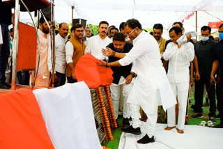 Minister Guru Rudra Kumar started development works